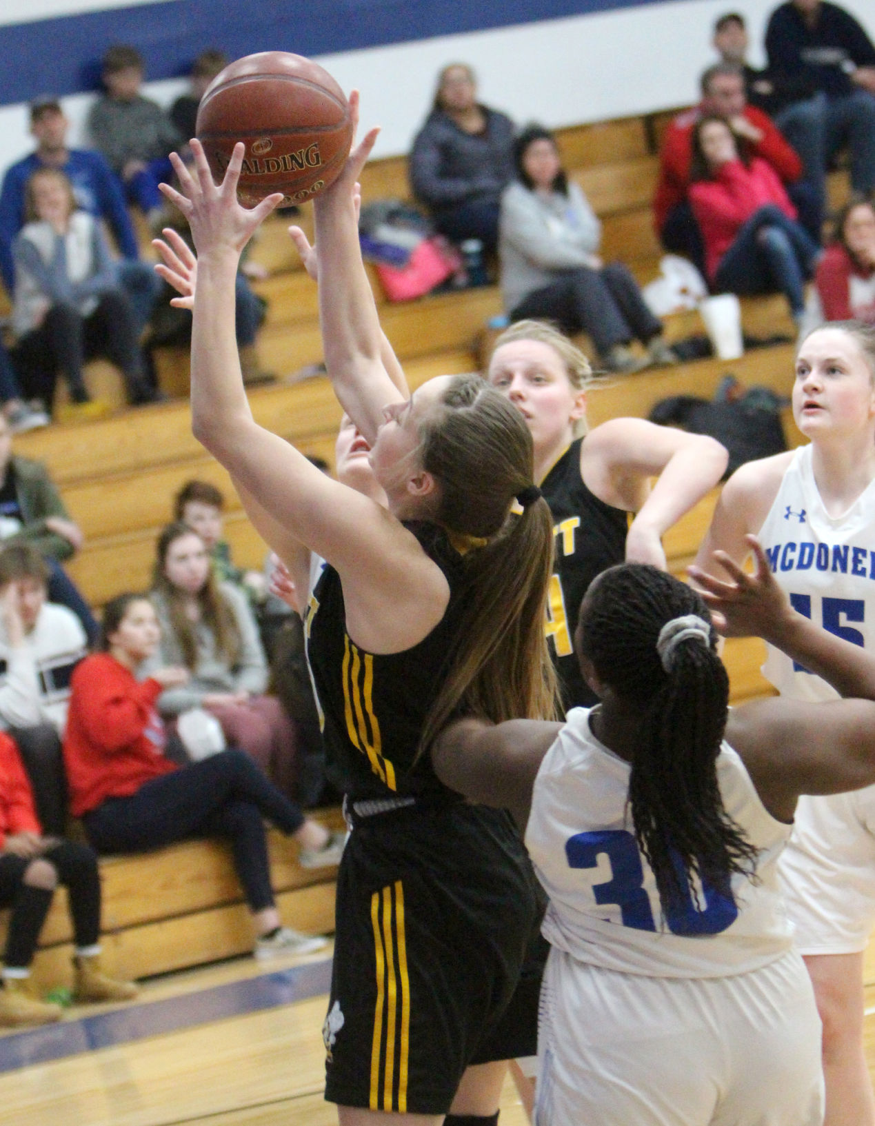 Cadott at McDonell girls basketball 2-14-20